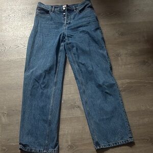 Classic Blue Denim Women's Pants